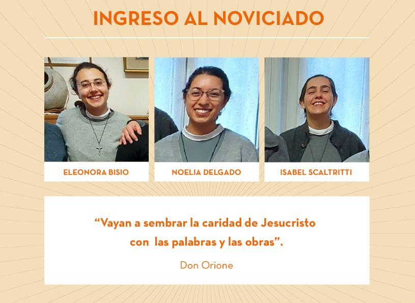 Novicias inician su camino de formación canónica en Roma