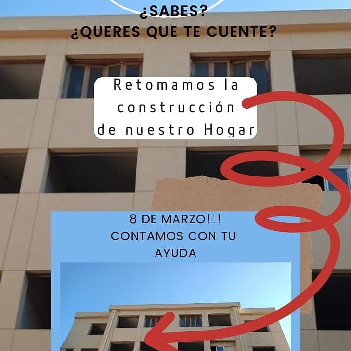 Se retoman las obras de ampliación del Hogar Santa Rosa