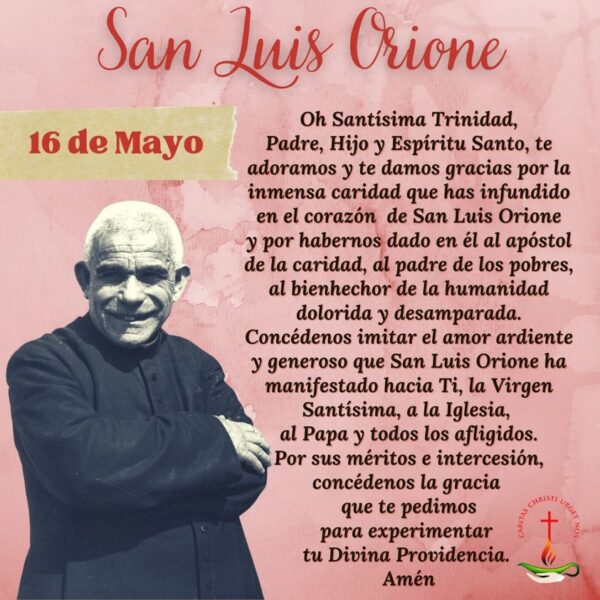17° ANIVERSARIO DE LA CANONIZACIÓN DE DON ORIONE