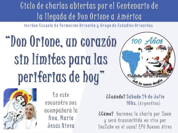 “Don Orione, un corazón sin límites para las periferias de hoy”
