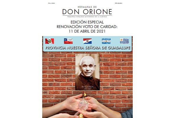 Edición especial de nuestra Revista: Renovación Voto de Caridad, 11 de abril de 2021 Edición especial de nuestra Revista: Renovación Voto de Caridad, 11 de abril de 2021
