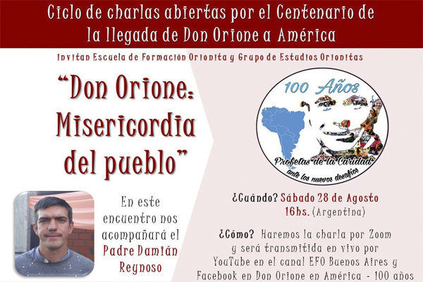 “Don Orione: Misericordia del pueblo” “Don Orione: Misericordia del pueblo”